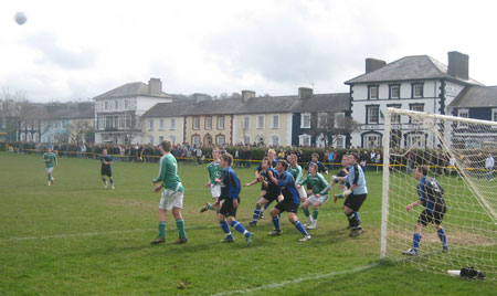 Defending a corner